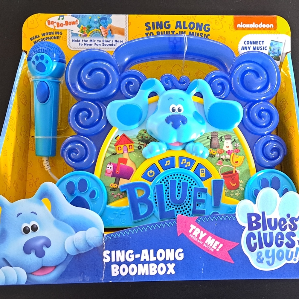 New! Blues Clues Sing-Along Boombox